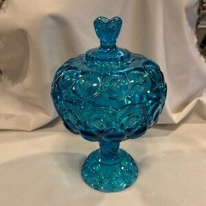 Vintage LE Smith Moon and Stars Lidded Candy Dish